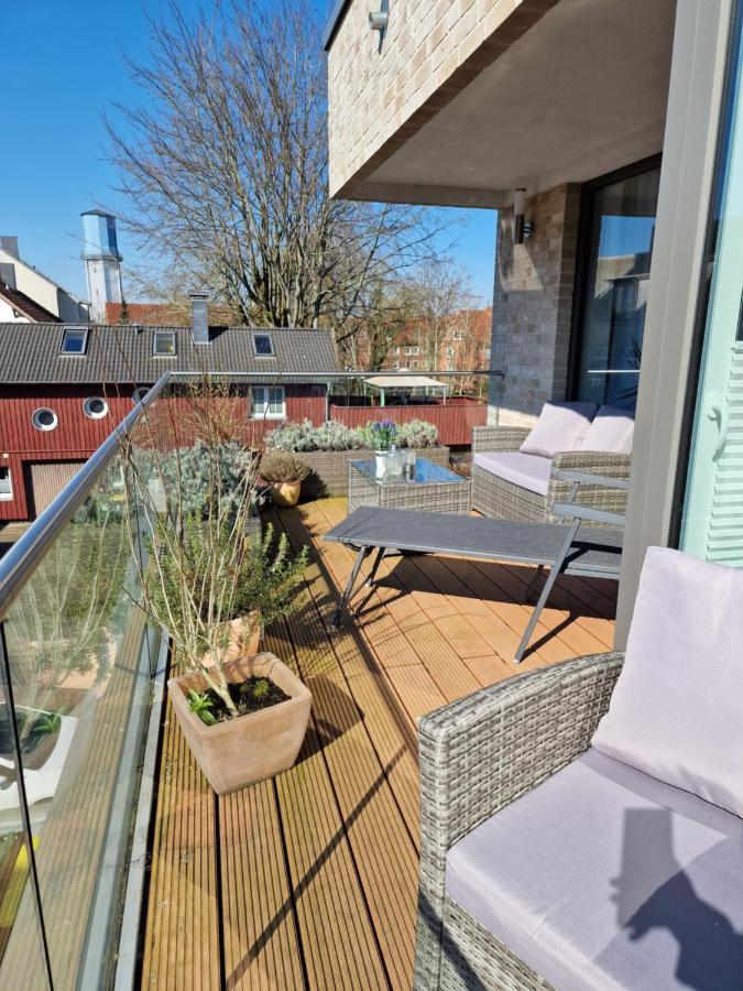 Moderne Penthouse Wohnung Шлесвиг Екстериор снимка